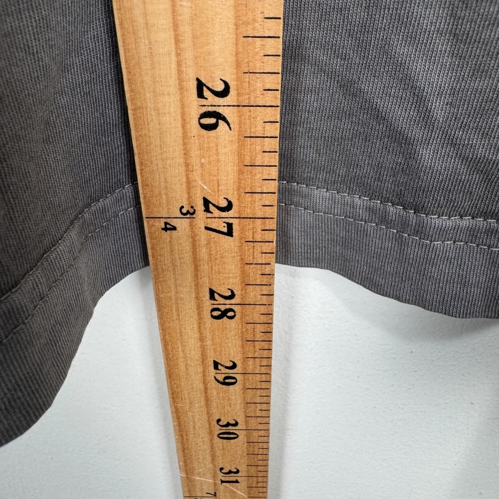 True Grit Polo Shirt Men 2XL Gray Buffalo Buttons 100% Cotton Vintage Wash NWT - Picture 9 of 11